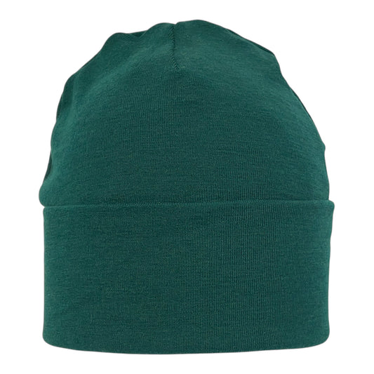 Ohut merinopipo pipo kypärän alle pipo urheiluun merinovilla tummanvihreä